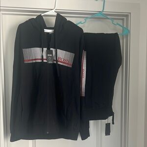 Boss Black and Red Sweatshirt